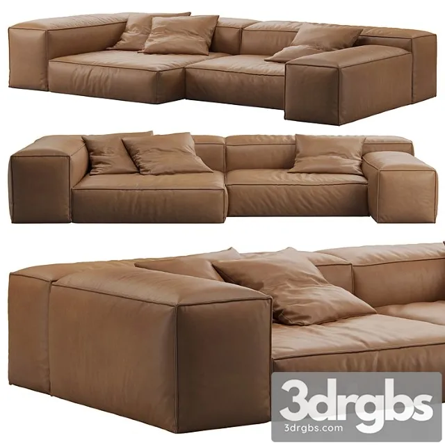 Extrasoft Sofa By Living Divani Comp 1 3D Model Download Extrasoft Sofa By Living Divani Comp 1 3D Model Download