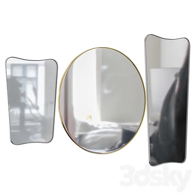 FA 33 Wall Mirror 3D Model FA 33 Wall Mirror 3D Model