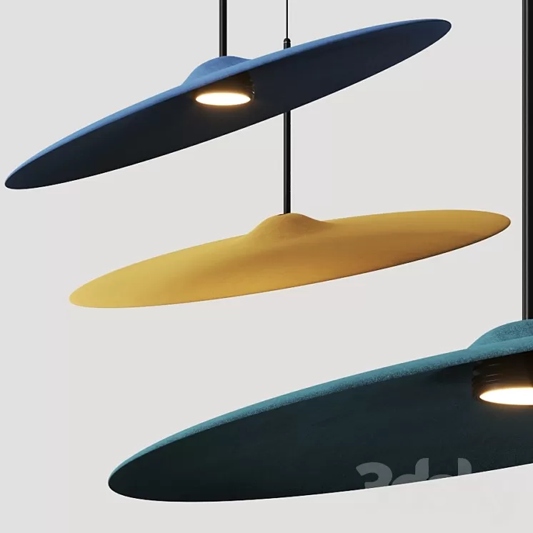 Fabbian Acustica Pendant Lamp 3D Model