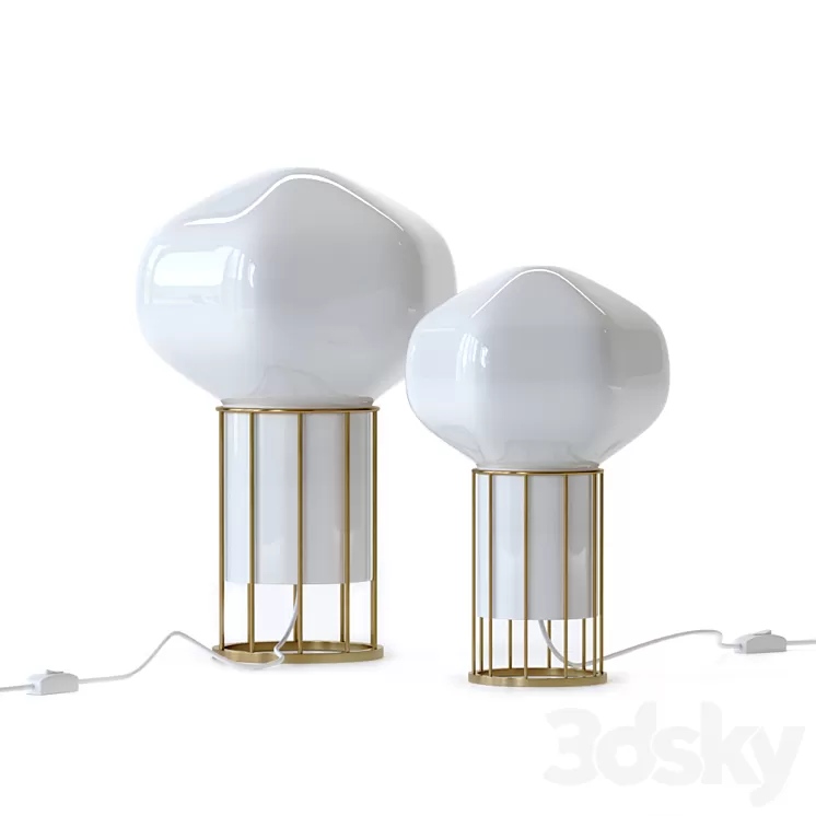 Fabbian – Aerostat F27 Table Lamp 3D Model