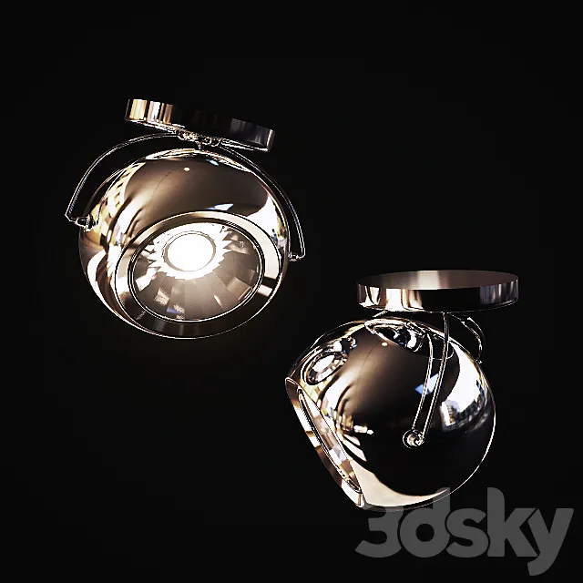 Fabbian Beluga Steel D57 3DModel Fabbian Beluga Steel D57 3DModel