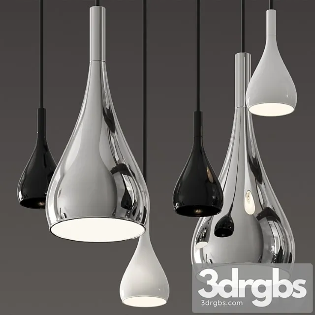 Fabbian bijou pendant lamps 3D Model Download Fabbian bijou pendant lamps 3D Model Download