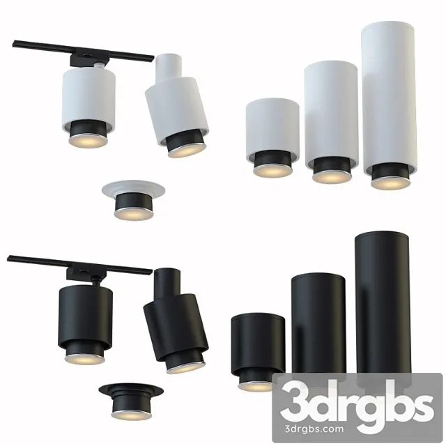 Fabbian Claque Set 2 3D Model Download