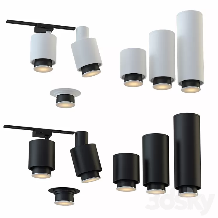 Fabbian claque set_2 3D Model