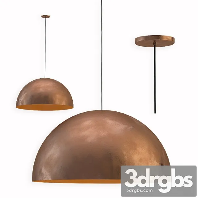 Fabbian copper pendant lamp 3D Model Download Fabbian copper pendant lamp 3D Model Download