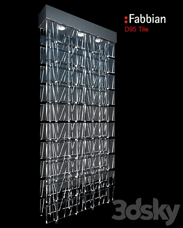 Fabbian D95 Tile 3DModel Fabbian D95 Tile 3DModel