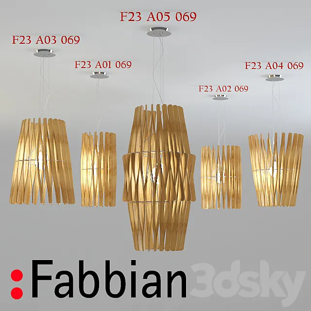 Fabbian Lights F23 Stick 3D Model Fabbian Lights F23 Stick 3D Model
