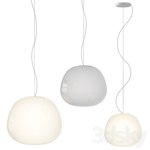Fabbian – Lumi Mochi Pendant 3D Model Fabbian – Lumi Mochi Pendant 3D Model