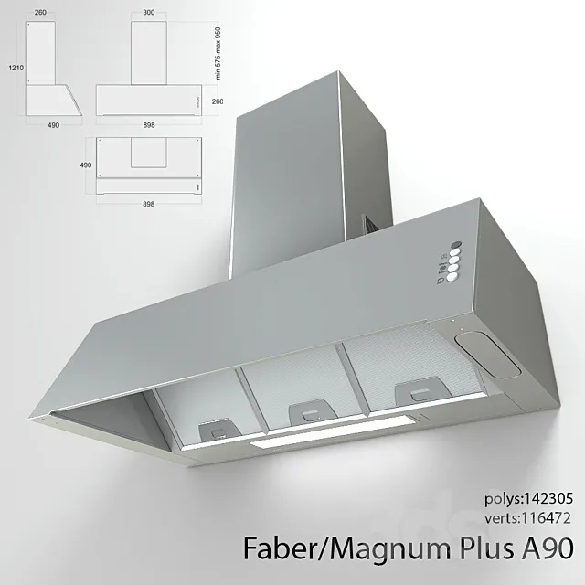 Faber Magnum Plus A90 3D Model