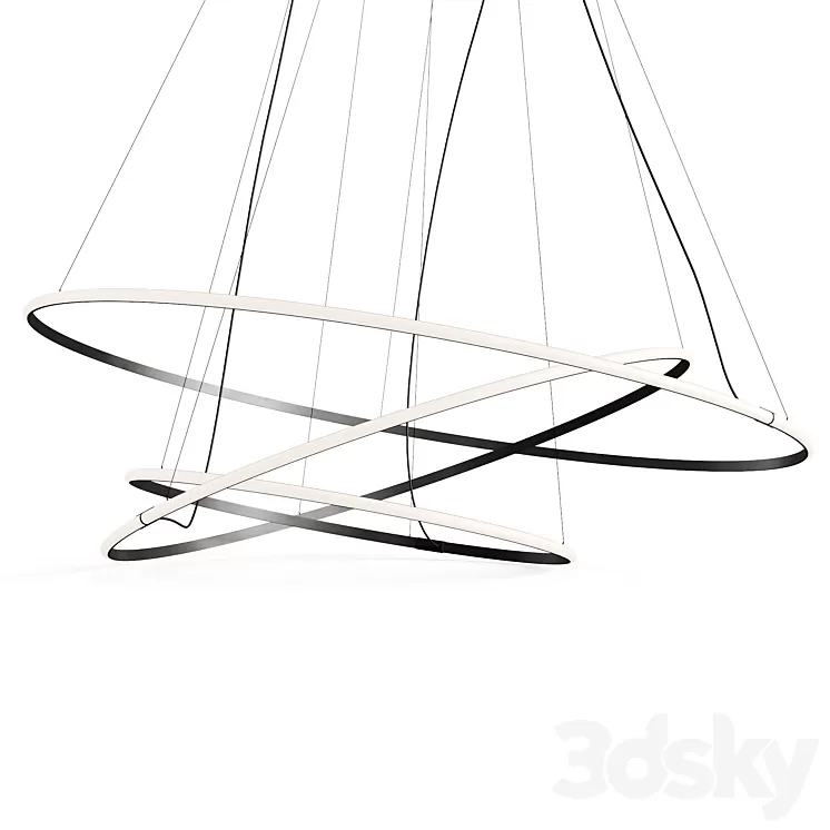 Fabian Olimpic F45 UP Ribbon Lamp 3D Model Free Download