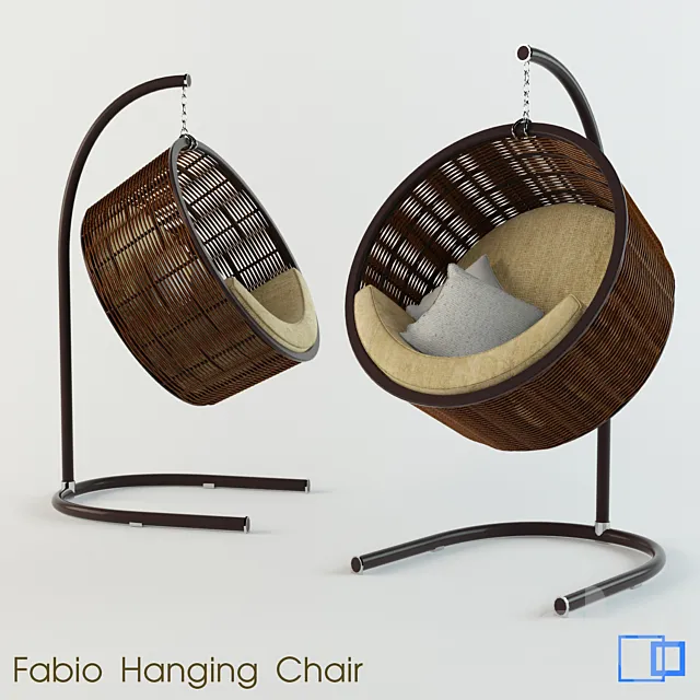 Fabio Hanging Chair 3DModel Fabio Hanging Chair 3DModel