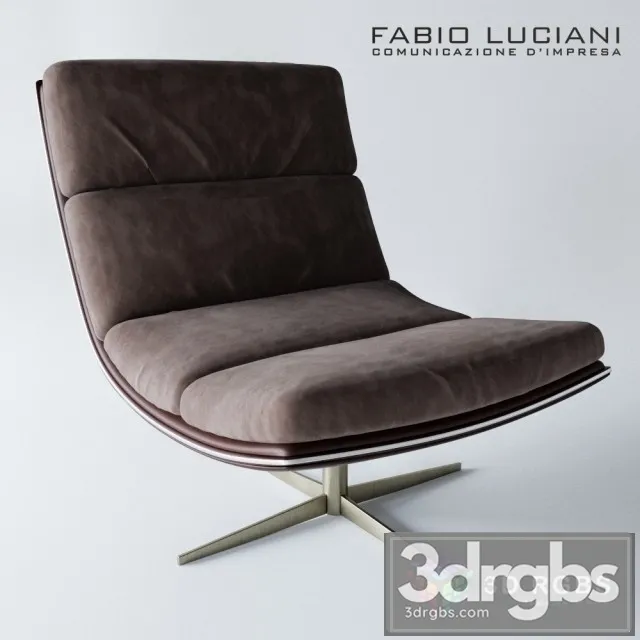 Fabio Luciani Armchair 3D Model Download