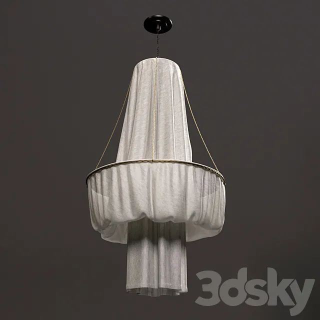 Fabric chandelier 3DModel