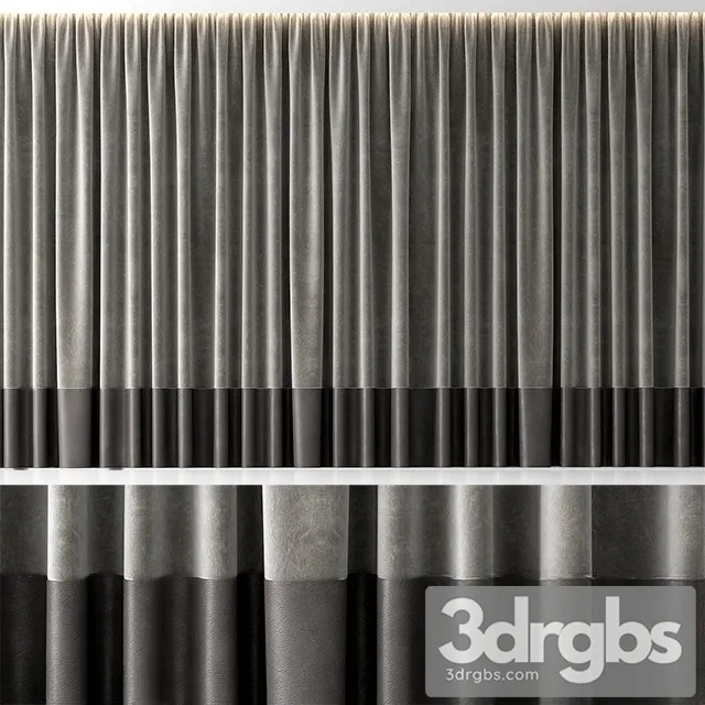 Fabric Curtain 12 3D Model Download