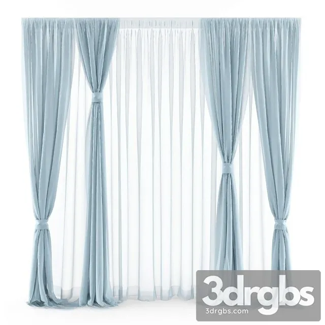 Fabric Curtain 2 3D Model Download