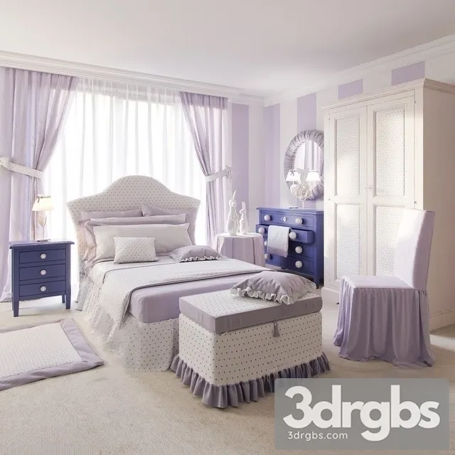 Fabric Curtain 26 3D Model Download