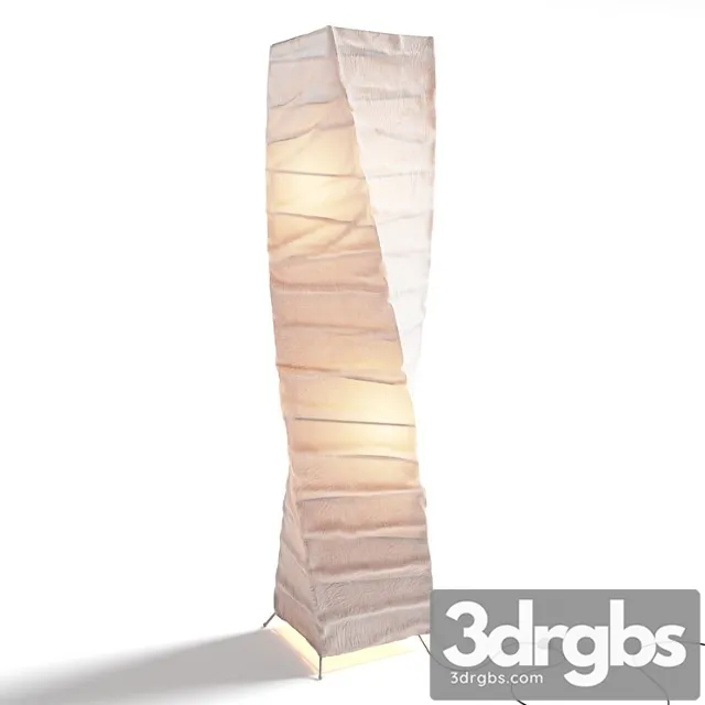 Fabric floor lamp 3D Model Download