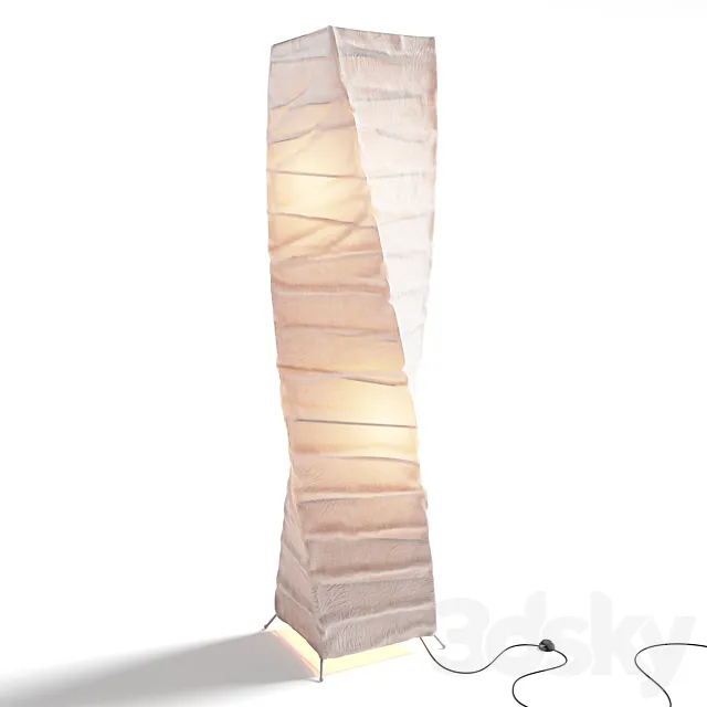Fabric Floor Lamp 3DModel