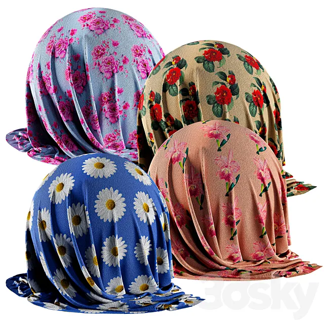 Fabric texture-collection-03 3D Model