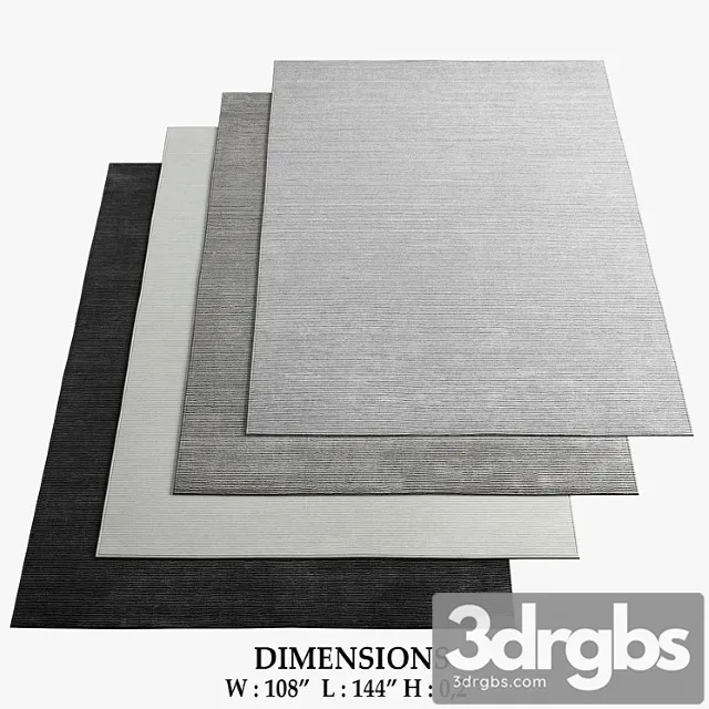 Fabula living rugs 400 3D Model Download