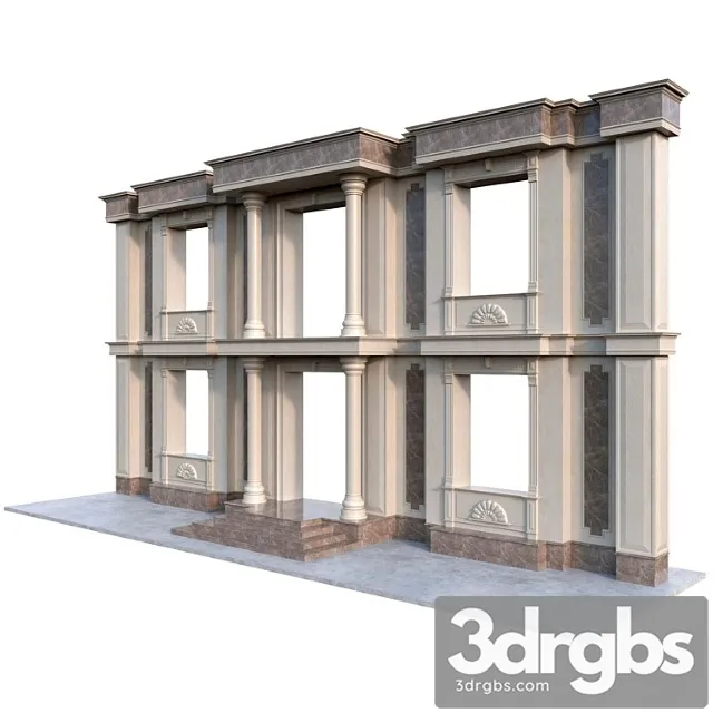 Facade 02 3D Model Download