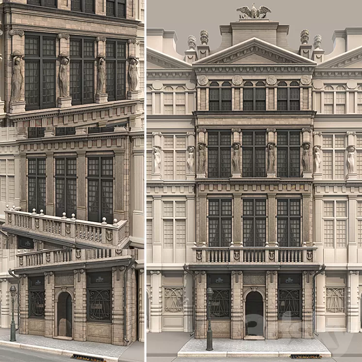 facade 3D Model