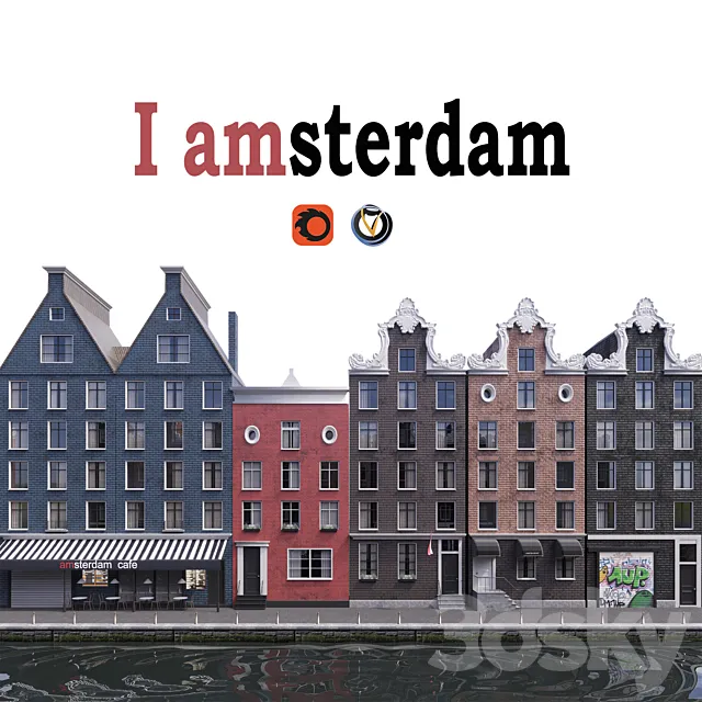 Facade Amsterdam 3DModel
