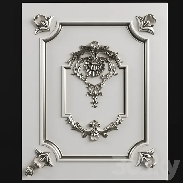 Facade Boiserie Italia 3DModel