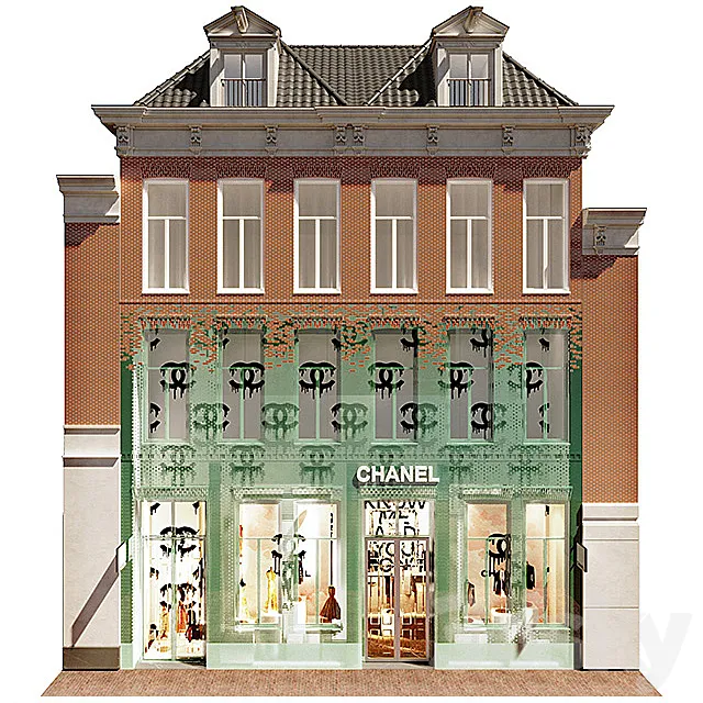 Facade CHANEL 3D Model