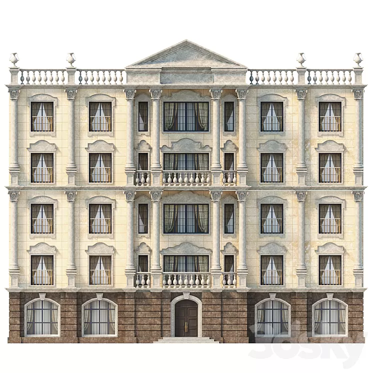 Façade classic 3D Model