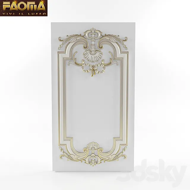 facade Faoma diamond collection 3D Model