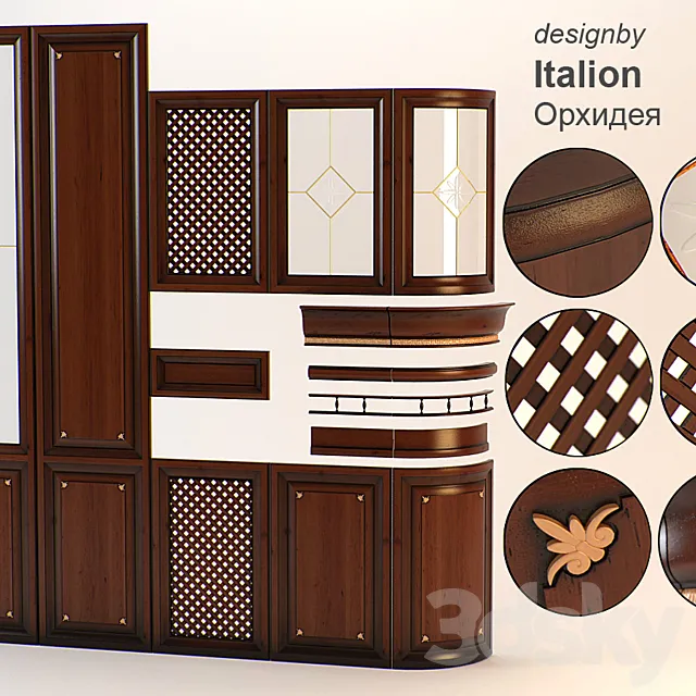 Facade “Orchid” 3DModel