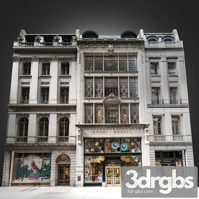 Facade Vol 8 Luxury Store 3D Model Download