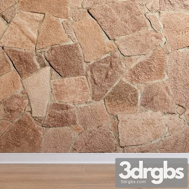 Facing stone (stone 007) 3D Model Download