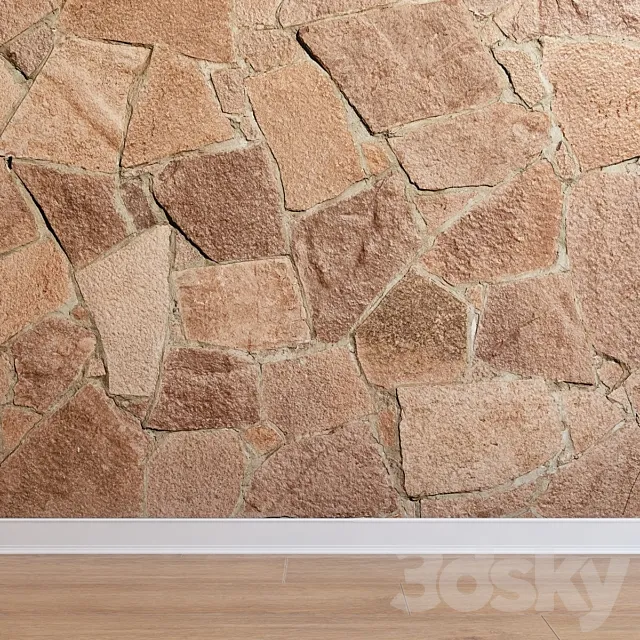 Facing Stone (stone 007) 3dmodel - 3dsky Decor Helper