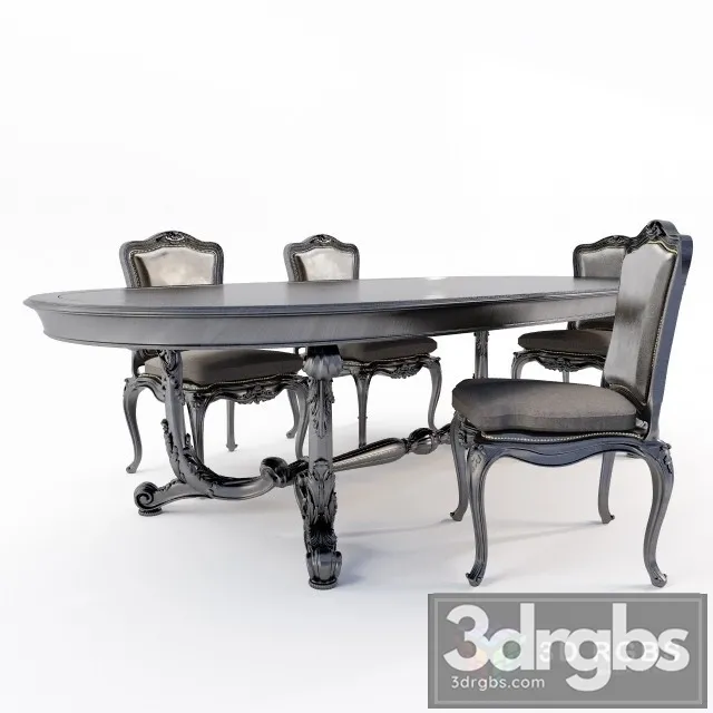 Factory Roberto Giovannini Table and Chair 3D Model Download Factory Roberto Giovannini Table and Chair 3D Model Download
