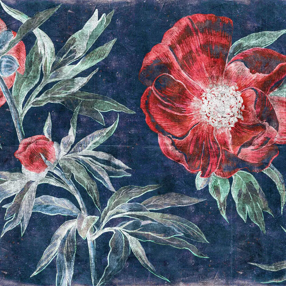 Factura – Red peony 3D Model Factura – Red peony 3D Model