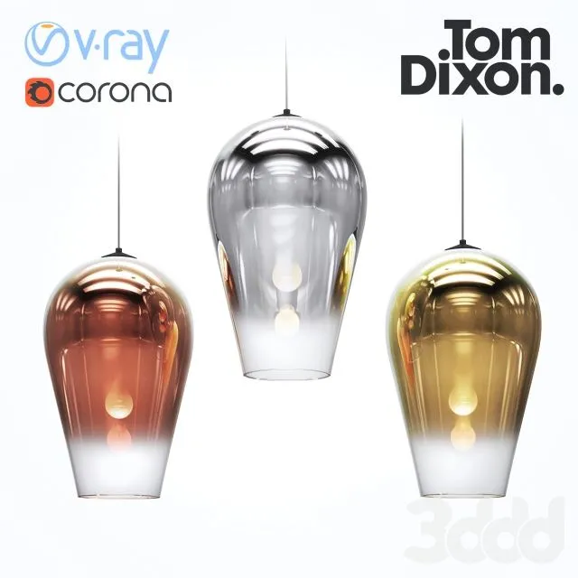 FADE PENDANT LAMP by Tom Dixon 3D Model