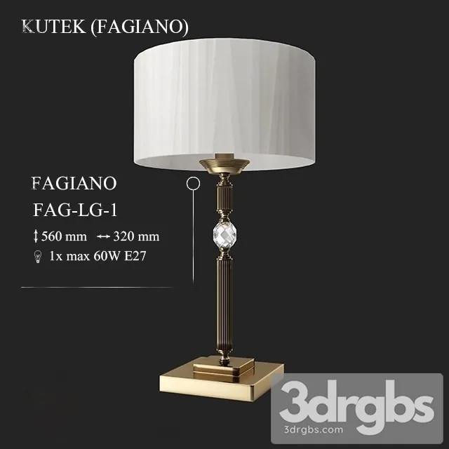 Fagiano Kutek Table Lamp 3D Model Download