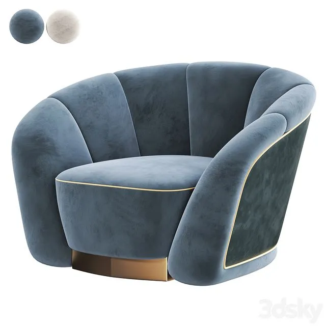 FAITH Armchair by Jetclass 3D Model FAITH Armchair by Jetclass 3D Model