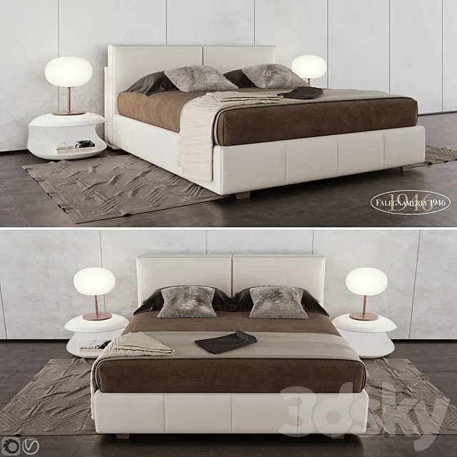 Falegnameria 1946 Roxanne Bed 3DModel