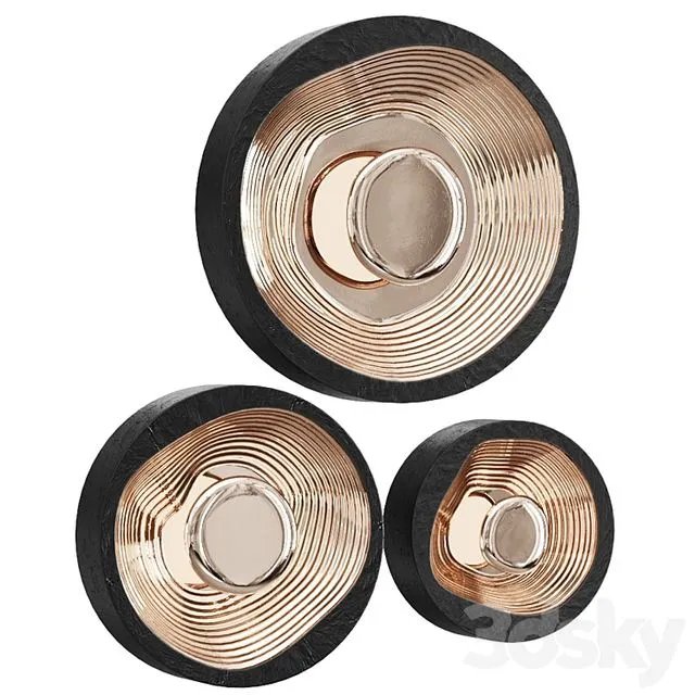 Falling Stars Sconce 3D Model Falling Stars Sconce 3D Model