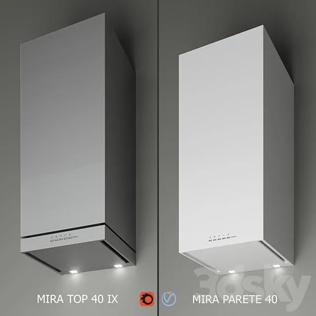 Falmec – Mira Top 800 40 IX _ Mira Parete 40 white 3DModel