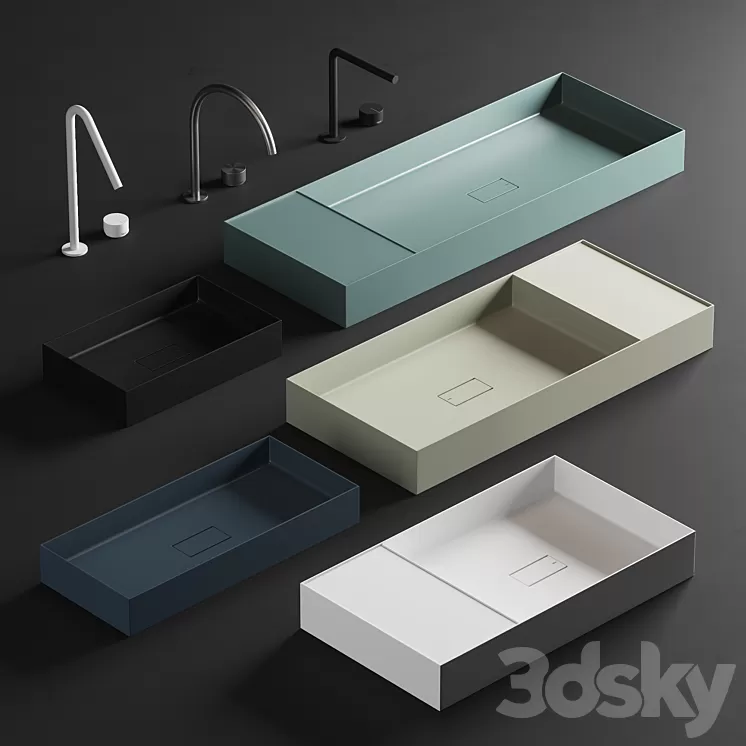 Falper washbasins 3D Model