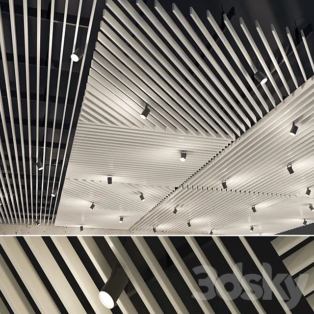 False ceiling rack. 20 3D Model False ceiling rack. 20 3D Model