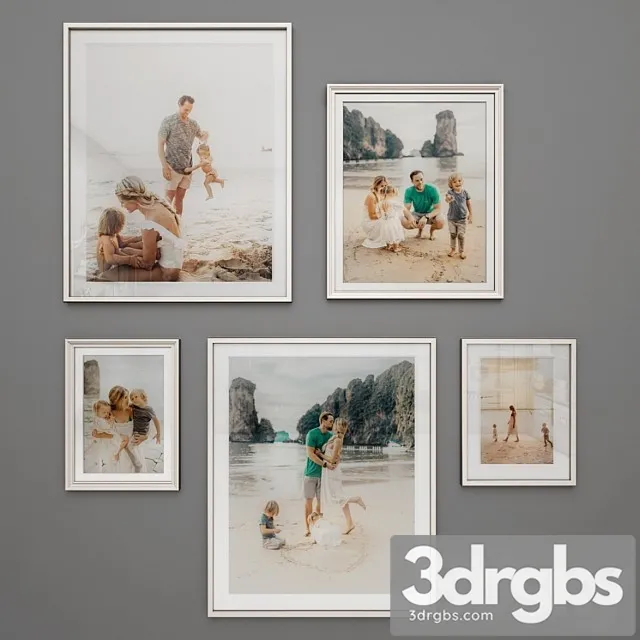 Family photo set 3D Model Download Family photo set 3D Model Download