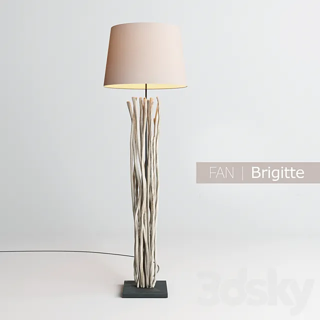 FAN Brigitte 3D Model FAN Brigitte 3D Model