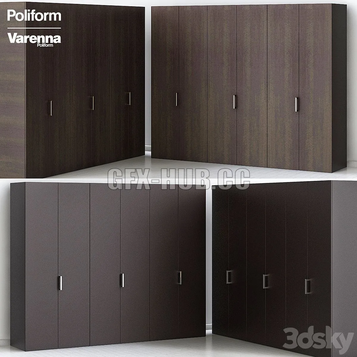 FAN CLUB by Poliform 3D Model