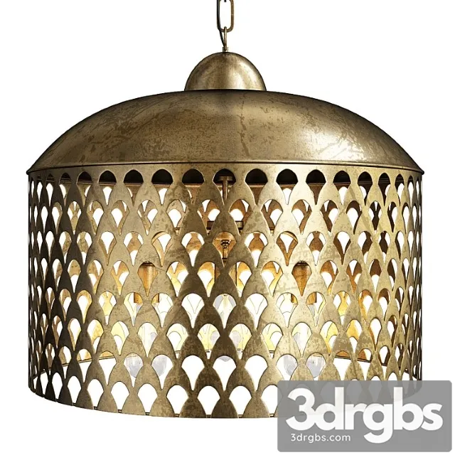 Fan screen metal pendant Fan screen metal pendant