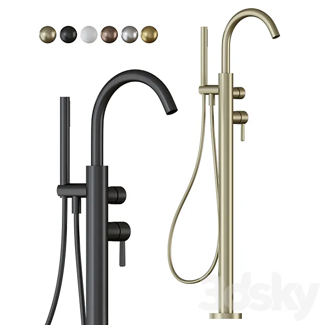 Fantini Rubinetti TORINO | Floor mixer 3D Model